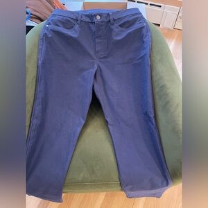 Mens Lululemon Chino Navy Pants